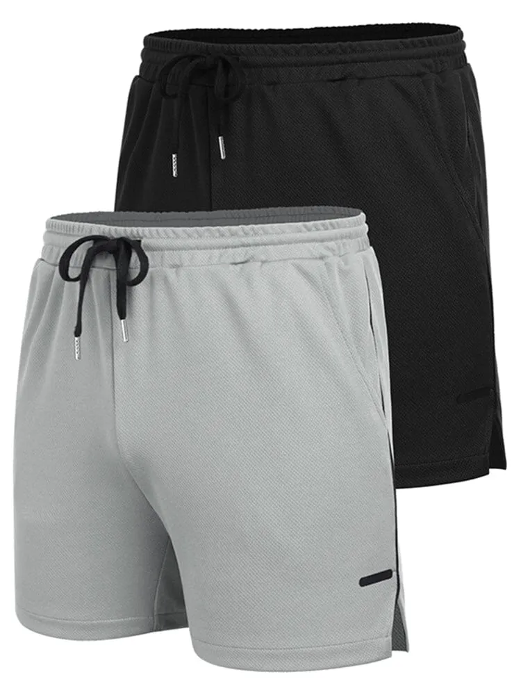 2-Piece Mesh Lightweight Workout Shorts (US Only)