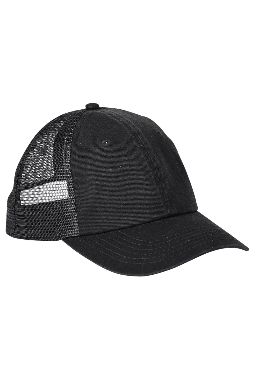 Adams Mens Vibe Adjustable Trucker Hat - Black