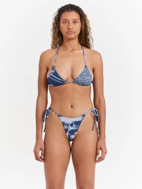 Alchemy String Bikini Top in New Teal