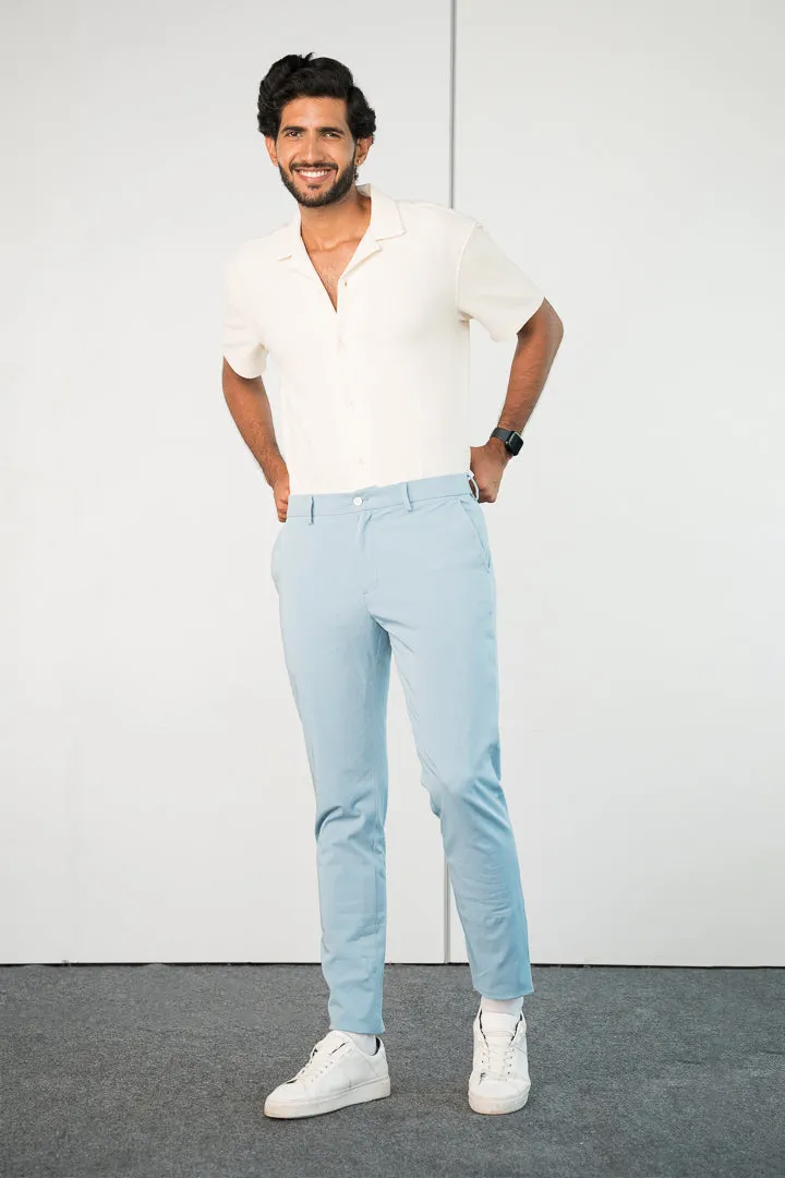 Arctic Blue Stretch Chinos