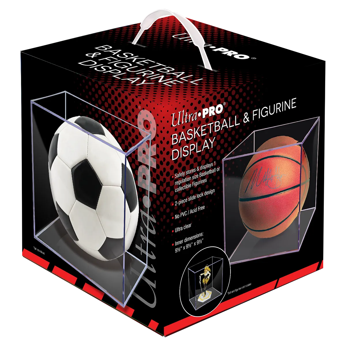 Basketball Clear Square Display Case