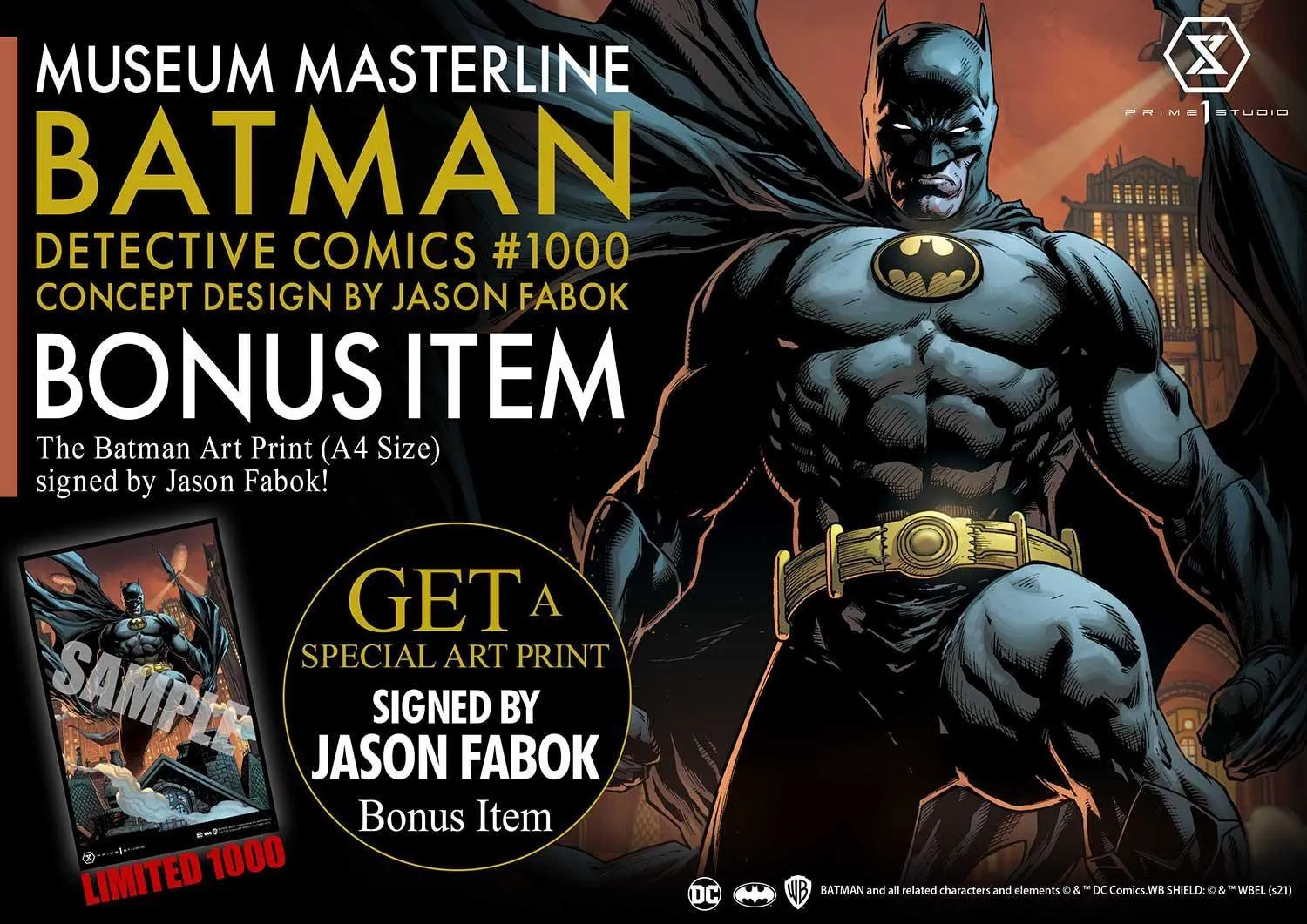 Batman Detective Comics #1000 DX BONUS Statue