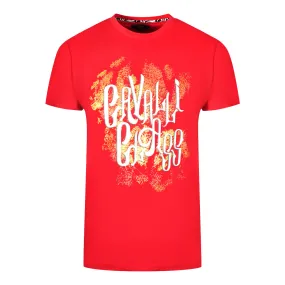 Cavalli Class Bold Logo Red T-Shirt