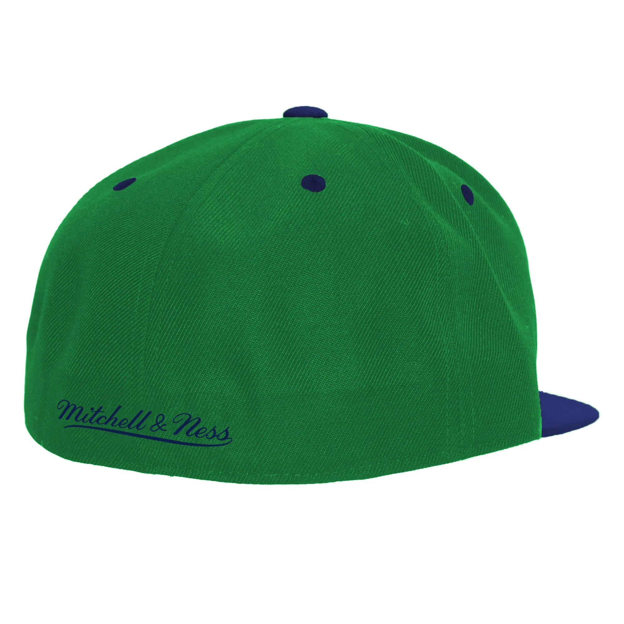 DALLAS MAVERICKS MITCHELL & NESS GREEN M-HAT FITTED CAP