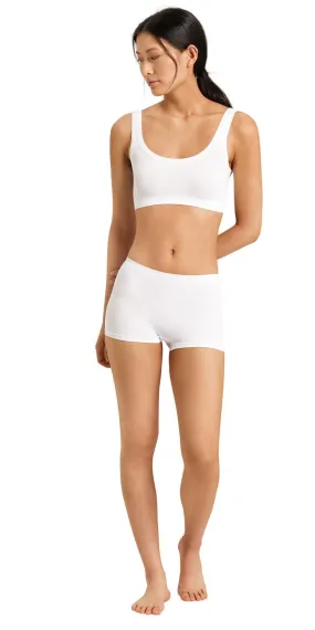 HANRO Touch Feeling Crop Top | White