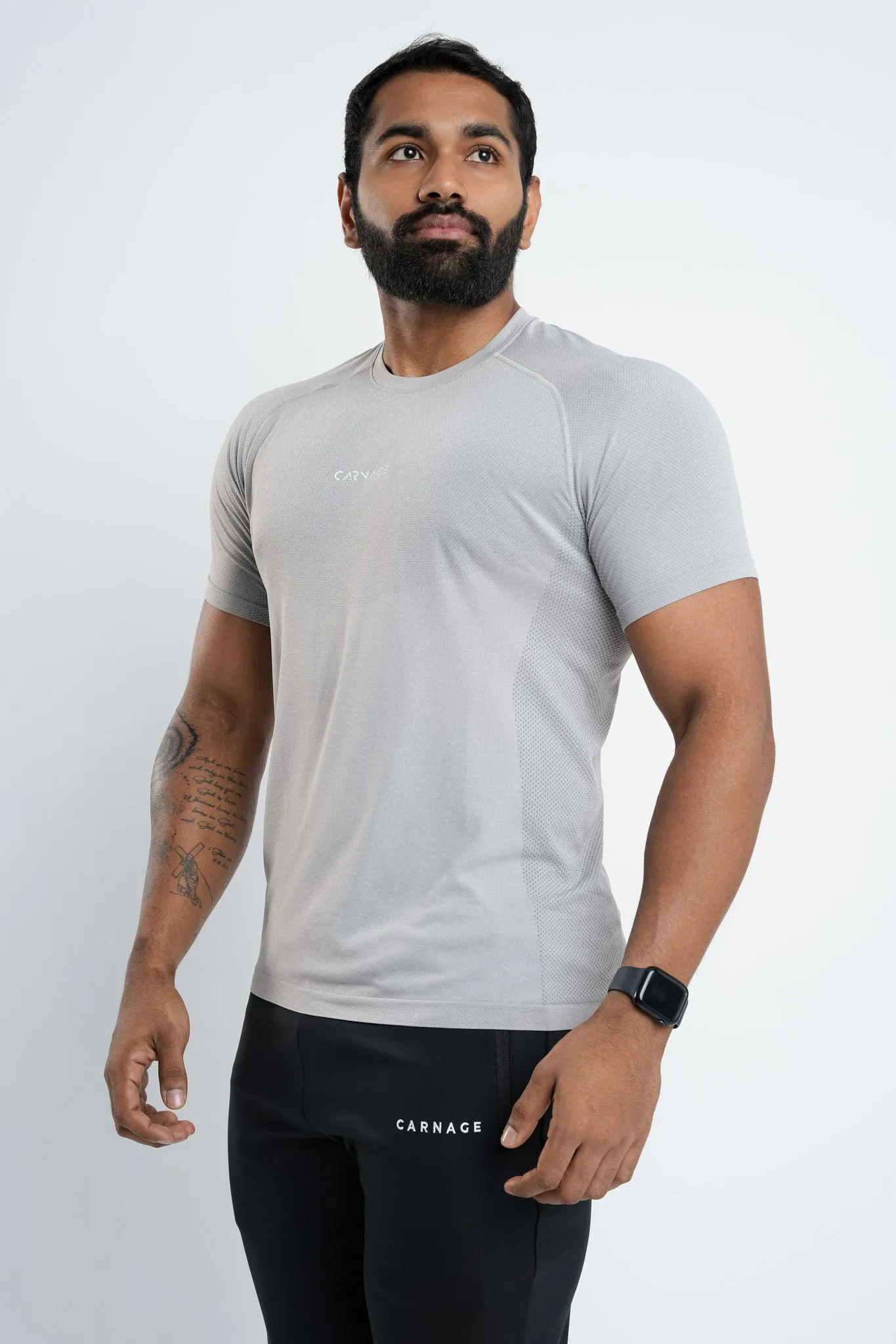 Heather Seamless Performance Tee