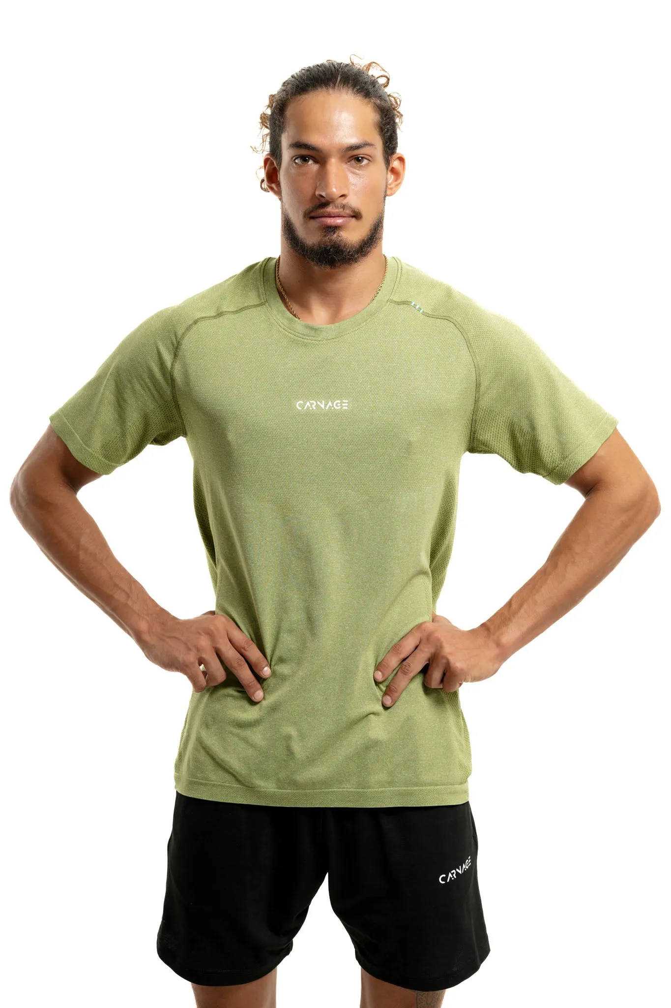 Heather Seamless Performance Tee