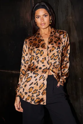 Konstantina Shirt In Leopard