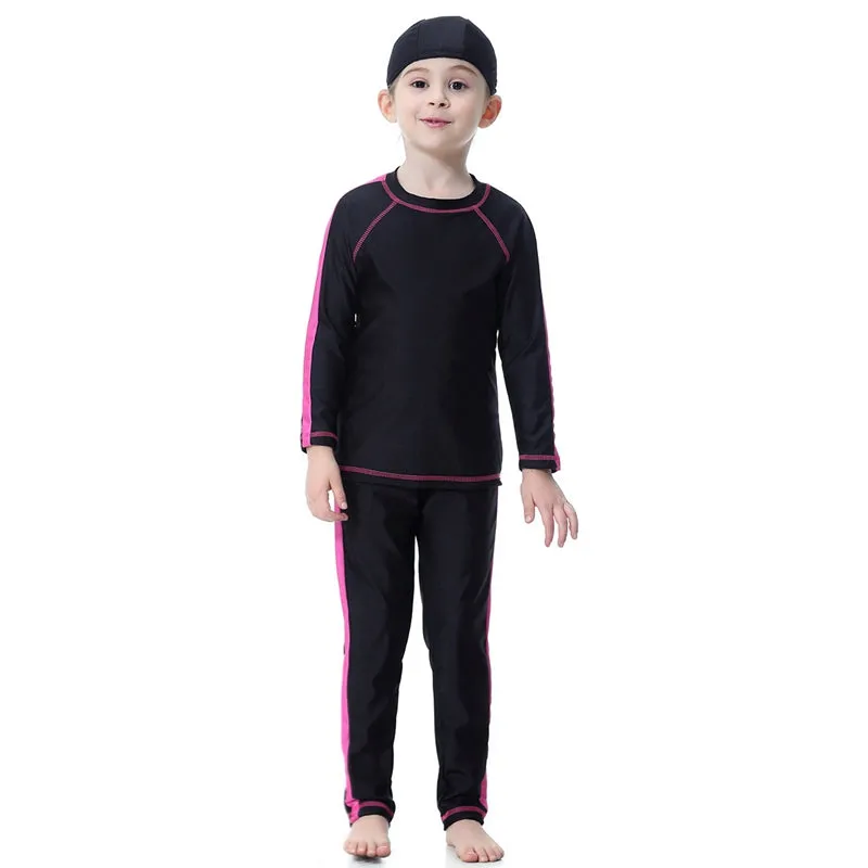 Muslim Girl Swimwear Swimsuit Burkinis Child