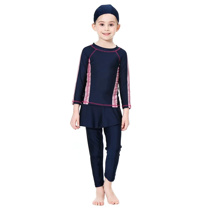 Muslim Girl Swimwear Swimsuit Child Burkinis