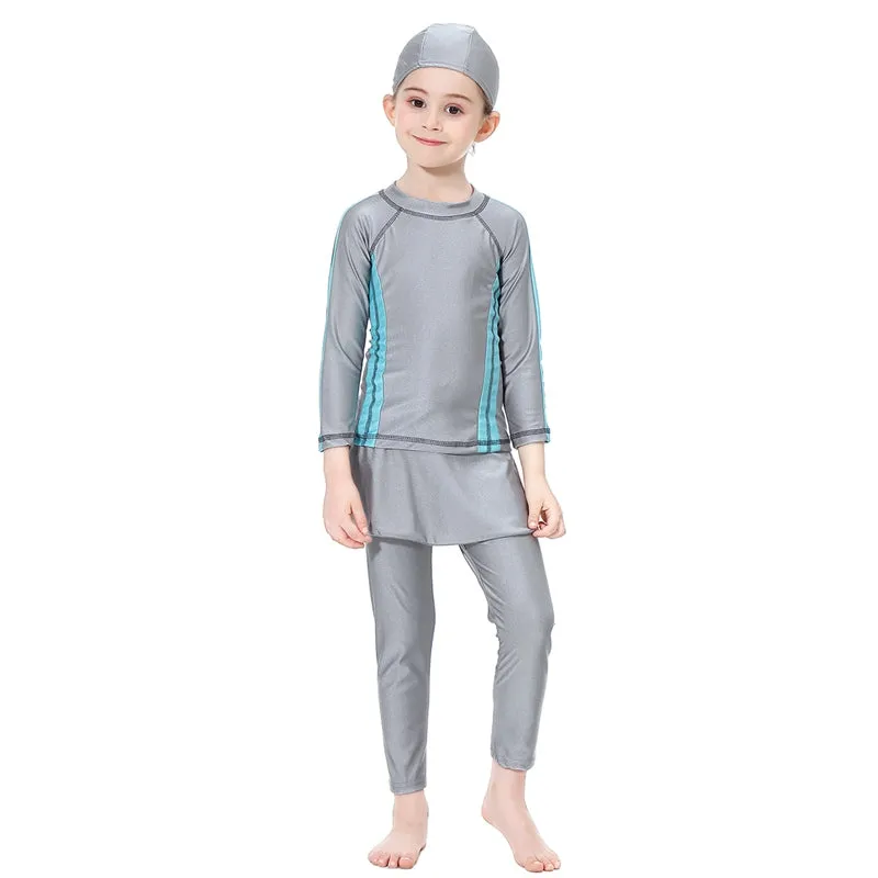 Muslim Girl Swimwear Swimsuit Child Burkinis