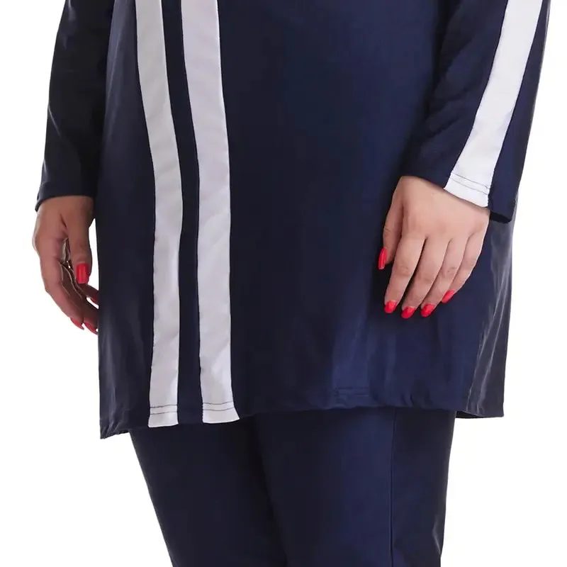 Muslim Women Plus Size Swimwear Burkinis Set