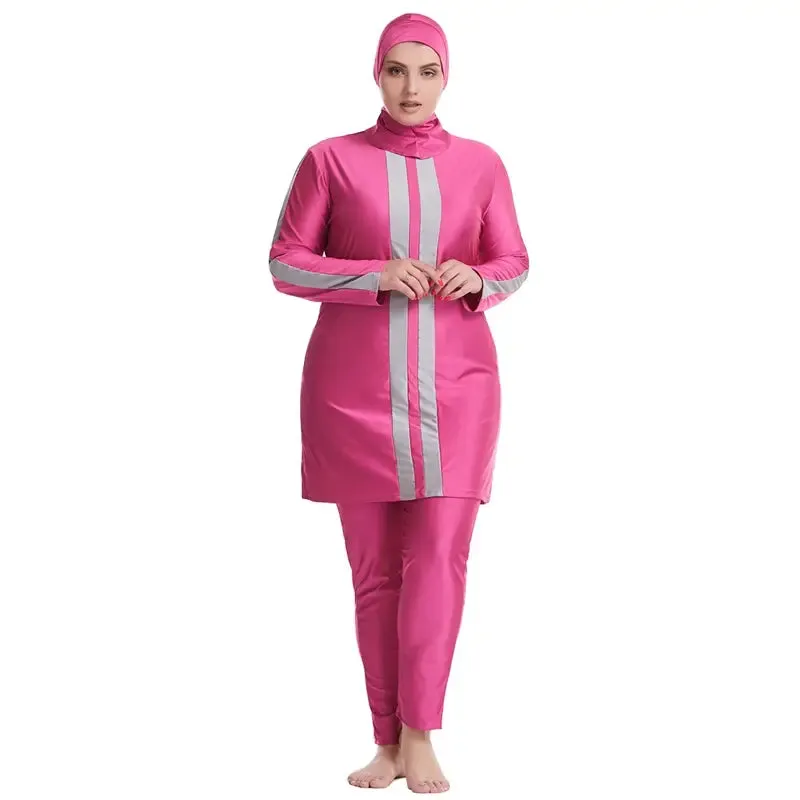 Muslim Women Plus Size Swimwear Burkinis Set