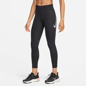 Nike Fast Mid-Rise Full Length Running Leggings Womens