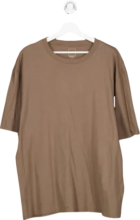 River Island Brown Oversize Fit Tee UK XL