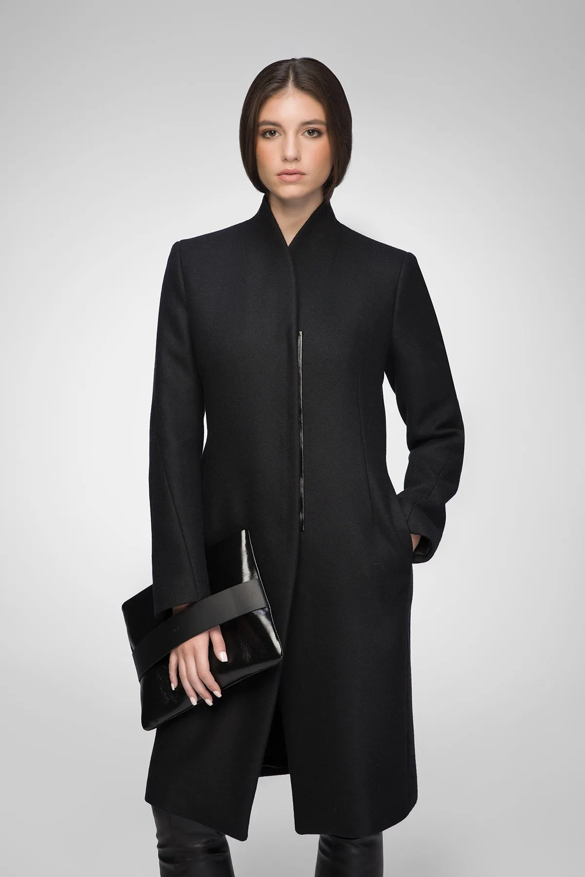 Rosen - Black Wool Coat