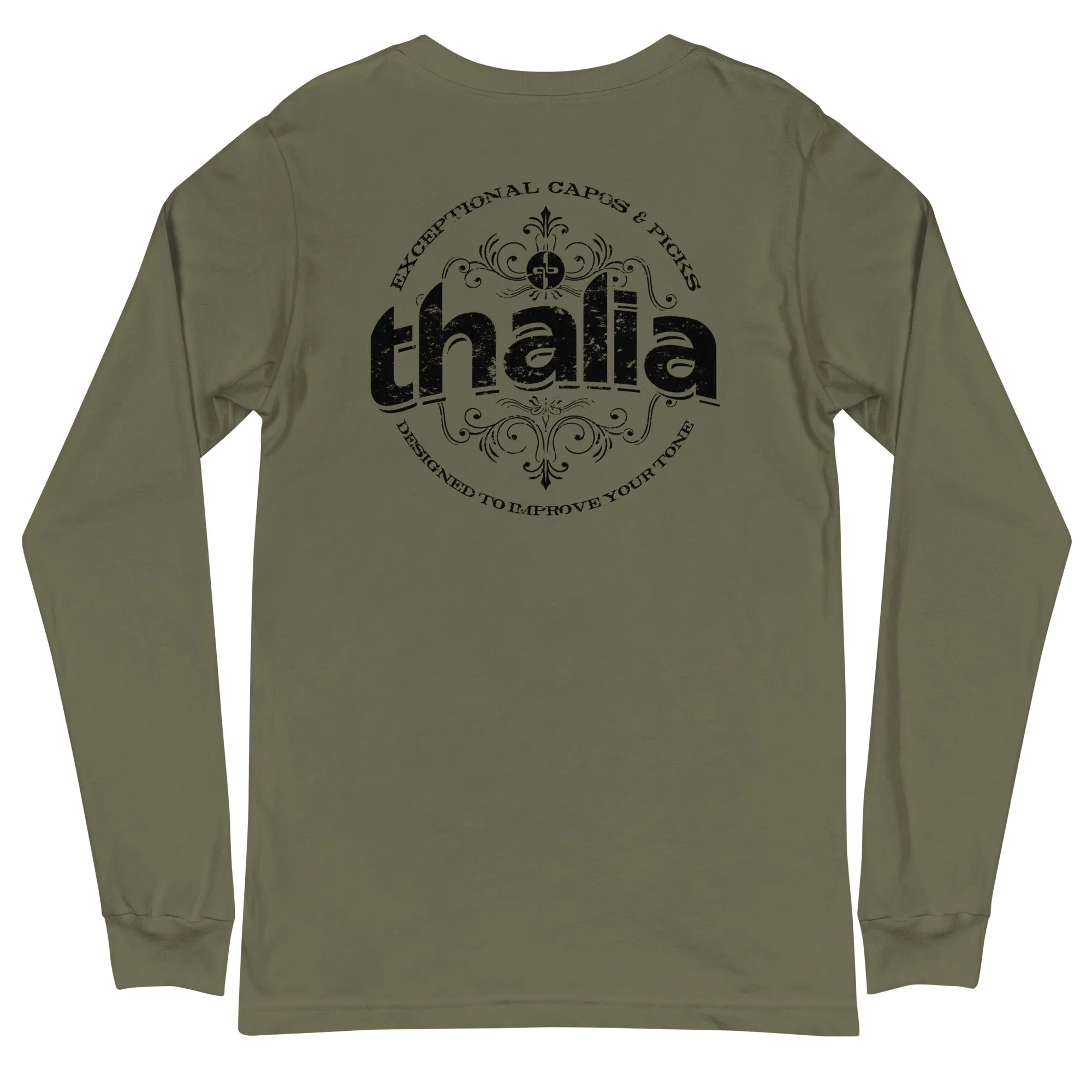 Thalia Distressed Logo Long Sleeve Tee