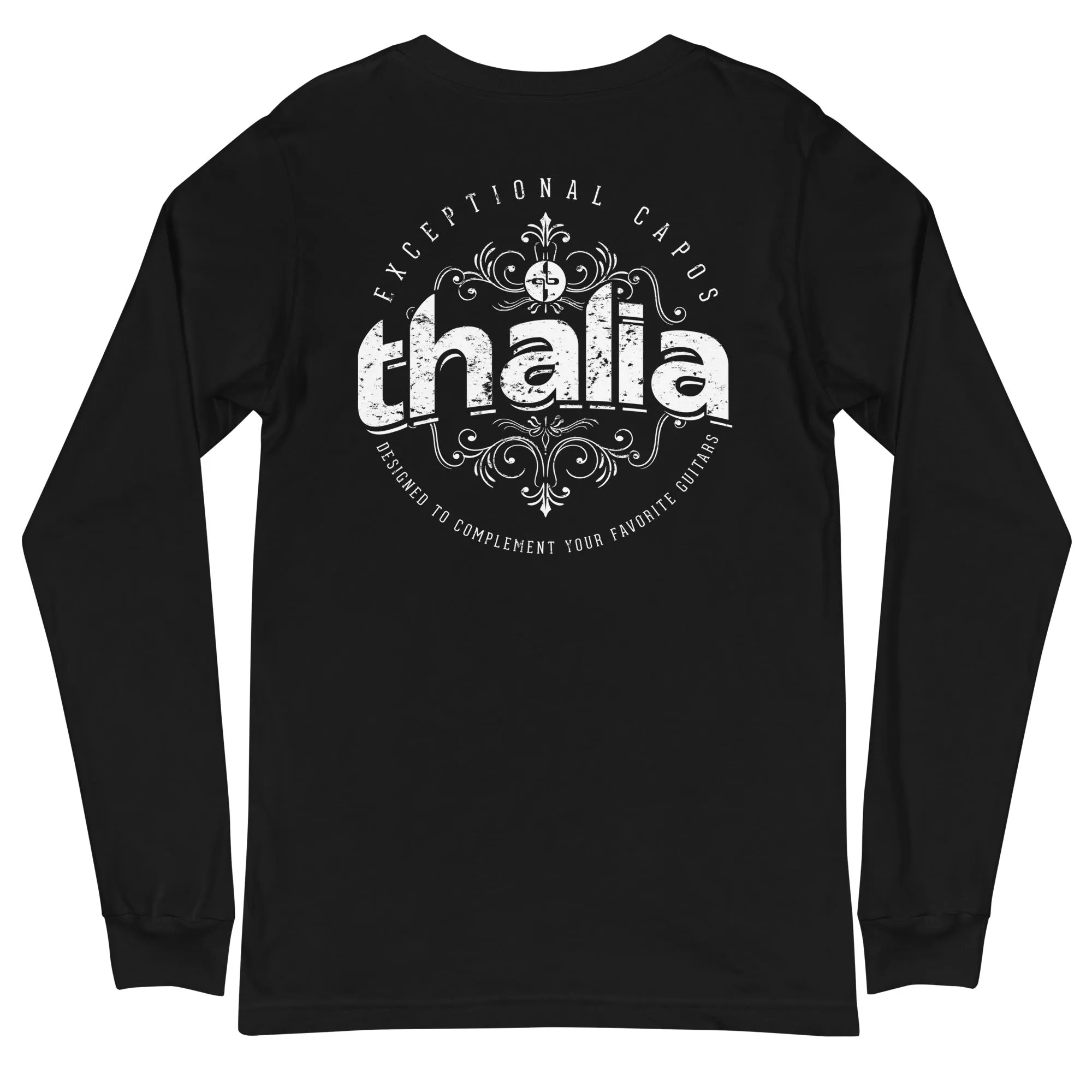 Thalia Distressed Logo Long Sleeve Tee