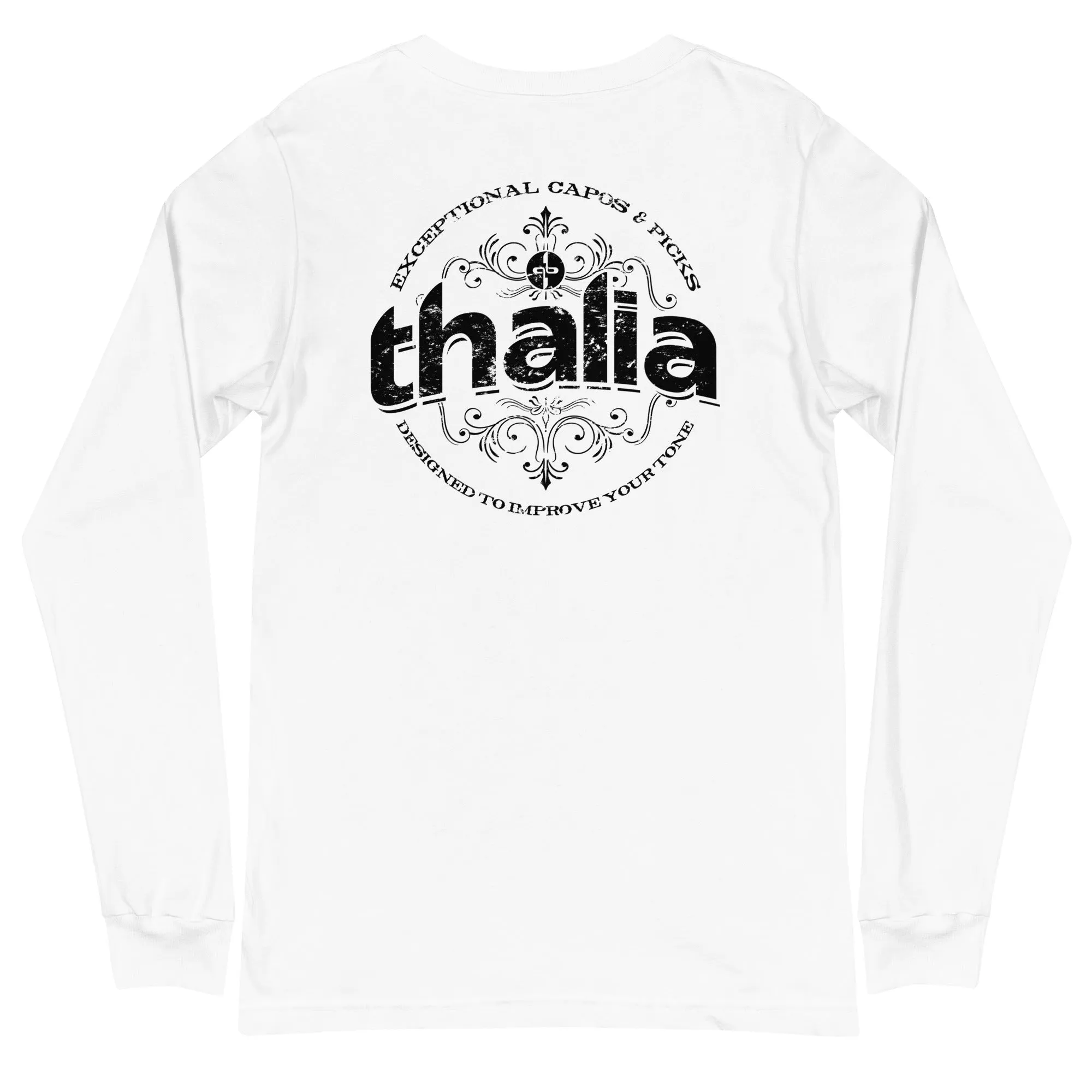 Thalia Distressed Logo Long Sleeve Tee