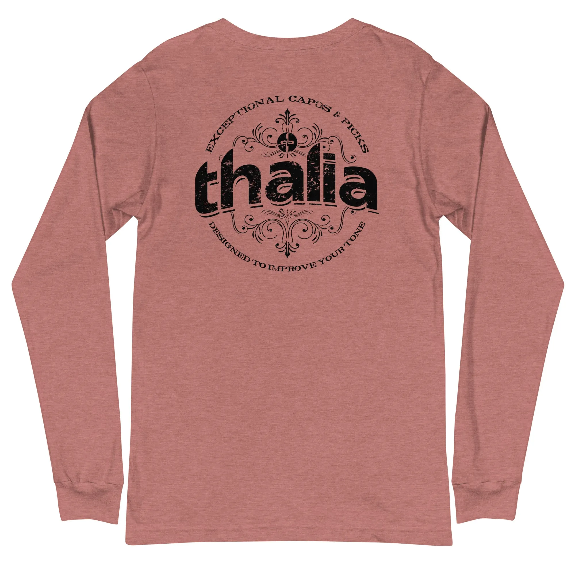 Thalia Distressed Logo Long Sleeve Tee